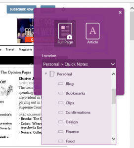 OneNote-Clipper-2.0